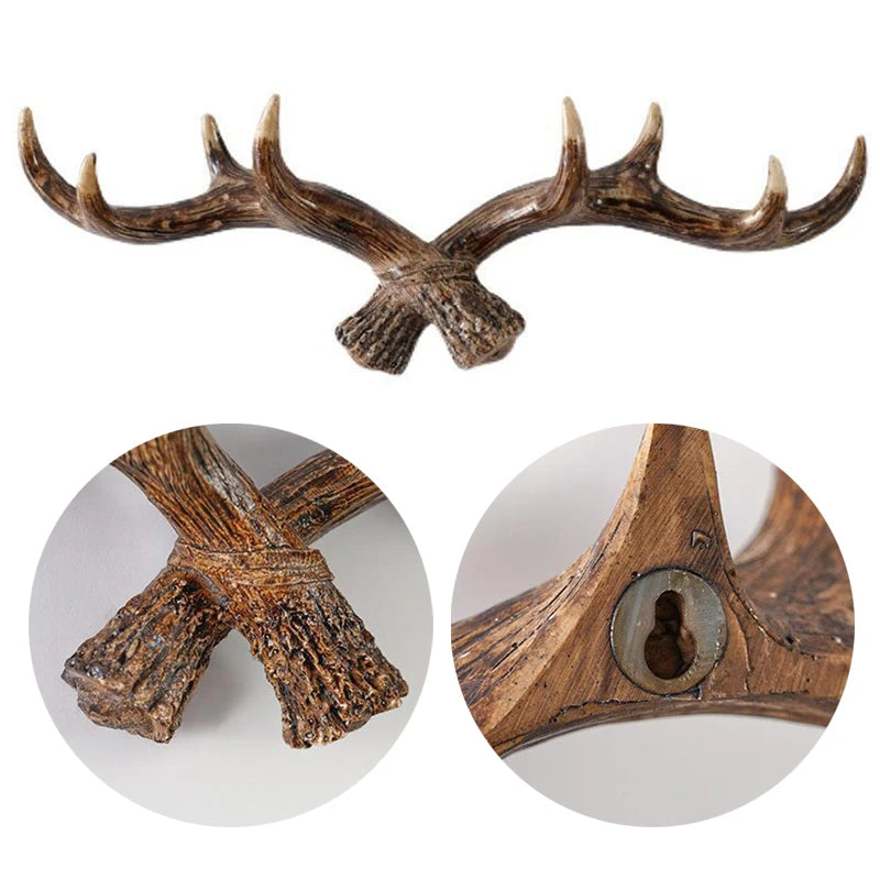Gancho Decorativo Nordic Vintage Deer Horn